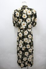 画像3: INGEBORG / 花柄開襟ワンピース  黒 I-26-04-06-069-LO-OP-TE-ZI (3)