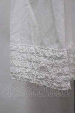 画像2: PINK HOUSE / 裾ピコフリルロングキャミワンピース  白 I-26-04-06-075-LO-OP-SA-ZI