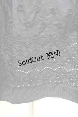 画像2: PINK HOUSE / カットワーク開襟長袖ワンピース  黒 I-26-04-06-077-LO-OP-TE-ZI