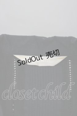 画像3: PINK HOUSE / カットワーク開襟長袖ワンピース  黒 I-26-04-06-077-LO-OP-TE-ZI