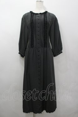 画像1: PINK HOUSE / PINKHOUSE×VermeristBEAMSコラボワンピース  黒Ｘ白 I-26-04-06-078-LO-OP-SA-ZI