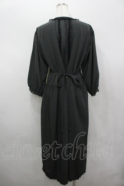 画像2: PINK HOUSE / PINKHOUSE×VermeristBEAMSコラボワンピース  黒Ｘ白 I-26-04-06-078-LO-OP-SA-ZI