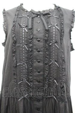 画像2: PINK HOUSE / ローンノースリーブワンピース  黒 I-26-04-06-081-LO-OP-SA-ZI