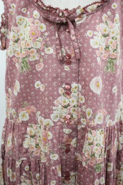 画像2: PINK HOUSE / まんまるコスモスプリントノースリーブワンピース  ピンク I-26-04-06-083-LO-OP-SA-ZI