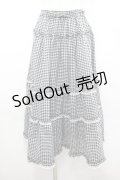 PINK HOUSE / ドビーギンガムスカート  黒Ｘ白チェック I-26-04-06-089-LO-SK-SA-ZI