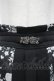 画像2: axes femme / ローズベルト付きジャカードスカート  黒Ｘ白 I-26-04-06-092-AX-SK-SA-ZI (2)