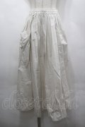 Jane Marple Dans Le Salon / Cold mercerized cloth quatre pockets skirt M アイボリー I-26-04-06-093-JM-SK-TE-ZI