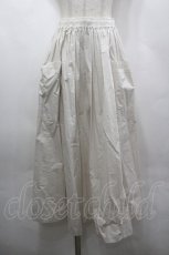 画像1: Jane Marple Dans Le Salon / Cold mercerized cloth quatre pockets skirt M アイボリー I-26-04-06-093-JM-SK-TE-ZI (1)