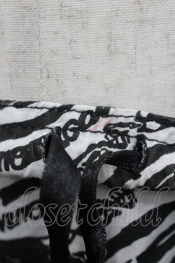 画像2: ALGONQUINS / スカルゼブラ柄イレヘムミニスカート  ブラック×ホワイト I-26-04-06-099-AL-SK-SA-ZI