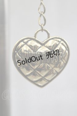 画像2: PINK HOUSE / パール&ハートチェーンベルト  ゴールドＸ白 I-26-04-06-109-LO-AC-SA-ZI