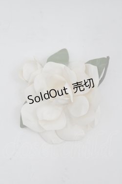 画像1: INGEBORG / フラワーコサージュ  白 I-26-04-06-120-LO-AC-TE-ZI