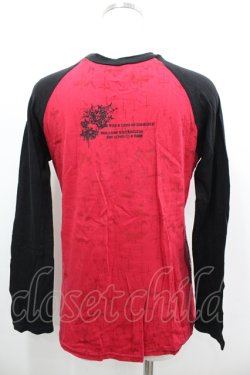 画像3: h.NAOTO / ラグランZIPカスタムTシャツ  ブラック×レッド I-26-04-06-013-0-TS-SA-ZI
