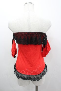 画像3: GLAVIL / 袖付きベアトップ  レッド I-26-04-06-016-PU-TO-SA-ZI