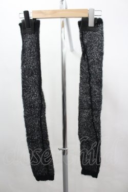 画像4: BPN / モヘアクロスノースリーブニット  ブラック×レッド I-26-04-06-017-GO-TO-SA-ZI