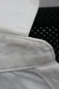 画像4: BPN / 半袖オフィサーシャツ M ホワイト I-26-04-06-018-GO-BL-SA-ZI