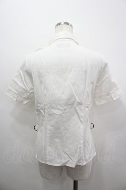 画像5: BPN / 半袖オフィサーシャツ M ホワイト I-26-04-06-018-GO-BL-SA-ZI