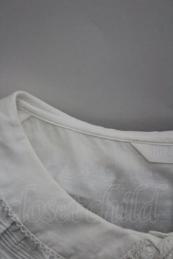 画像4: PINK HOUSE / フランス製レース使い襟付きブラウス  白 I-26-04-06-020-LO-BL-SA-ZI