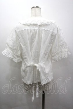 画像5: PINK HOUSE / フランス製レース使い襟付きブラウス  白 I-26-04-06-020-LO-BL-SA-ZI