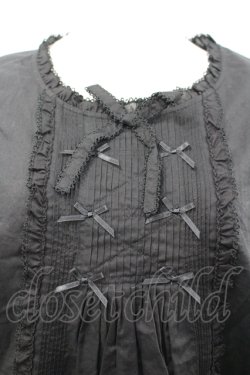 画像3: PINK HOUSE / ローンノースリーブブラウス  黒 I-26-04-06-027-LO-BL-SA-ZI