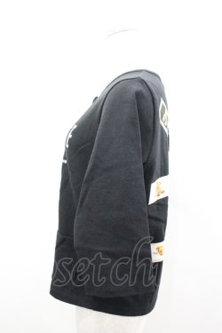 画像2: PINK HOUSE / ロゴネーム使いスナップカーディガン 3(M) 黒 I-26-04-06-028-LO-TO-SA-ZI