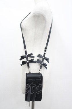 画像1: Fickle Bebe / ＦＢリボンマルチショルダー  黒 I-26-04-08-029-0-BG-TE-ZI