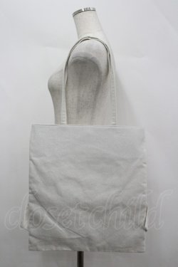 画像2: axes femme / タテ型ビッグリボントートバッグ  生成り I-26-04-08-033-AX-BG-TE-ZI