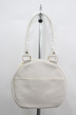 画像2: axes femme kawaii / ツインリボンラウンドバッグ  生成り I-26-04-08-039-AX-BG-TE-ZI