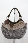 axes femme / ツイードバッグ  ブラウン I-26-04-08-040-AX-BG-SA-ZI