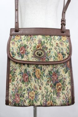 画像2: axes femme / ゴブランショルダーバッグ  ブラウン I-26-04-08-043-AX-BG-SA-ZI