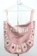 PINK HOUSE / くまさんワッペンバケツ型バッグ  ピンク I-26-04-08-045-LO-BG-SA-ZI