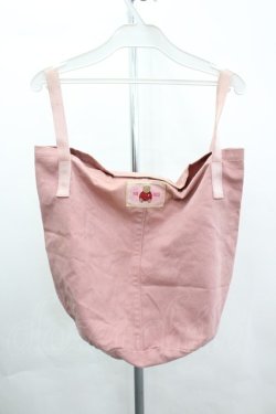 画像2: PINK HOUSE / くまさんワッペンバケツ型バッグ  ピンク I-26-04-08-045-LO-BG-SA-ZI