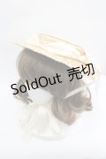 LOLITAその他(お買取対象外) / レースリボン麦わらハット  ブラウンｘベージュ I-26-04-08-048-LO-AC-SA-ZI