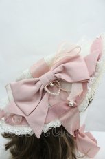 画像5: LOLITAその他(お買取対象外) / ローズリボンハット・お袖とめセット  ピンクｘアイボリー I-26-04-08-049-LO-AC-SA-ZI (5)
