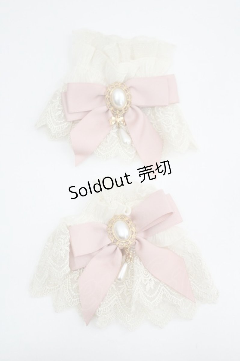 画像7: LOLITAその他(お買取対象外) / ローズリボンハット・お袖とめセット  ピンクｘアイボリー I-26-04-08-049-LO-AC-SA-ZI (7)