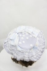 画像2: LOLITAその他(お買取対象外) / フラワーチュールリボンハットセット  ラベンダーＸ白 I-26-04-08-051-LO-AC-SA-ZT087 (2)