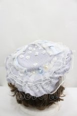 画像3: LOLITAその他(お買取対象外) / フラワーチュールリボンハットセット  ラベンダーＸ白 I-26-04-08-051-LO-AC-SA-ZT087 (3)