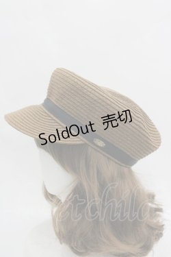 画像2: axes femme POETIQUE / グログランリボンキャスケット  ブラウン I-26-04-08-052-AX-AC-SA-ZI