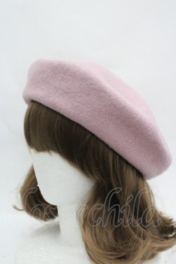 画像1: axes femme / リボン付2WAYリブベレー  ピンク I-26-04-08-056-AX-AC-SA-ZI