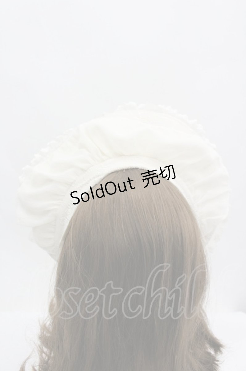 画像3: LOLITAその他(お買取対象外) / レースフリルハーフボンネット  アイボリー I-26-04-08-060-LO-AC-SA-ZI (3)