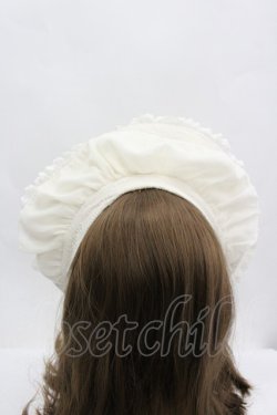 画像3: LOLITAその他(お買取対象外) / レースフリルハーフボンネット  アイボリー I-26-04-08-060-LO-AC-SA-ZI