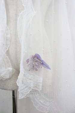 画像8: LOLITAその他(お買取対象外) / レースプリント&リボンハーフボンネットセット  ラベンダー I-26-04-08-061-LO-AC-SA-ZI