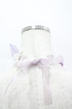 画像11: LOLITAその他(お買取対象外) / レースプリント&リボンハーフボンネットセット  ラベンダー I-26-04-08-061-LO-AC-SA-ZI