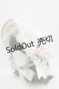 LOLITAその他(お買取対象外) / フラワーモチーフチュールレースヘッドドレスセット  白ｘベージュｘピンク I-26-04-08-063-LO-AC-SA-ZI