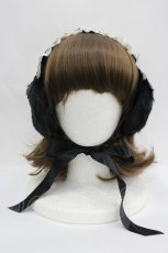 画像3: Innocent World / HAT クラシカルファーイヤマフ  ブラック I-26-04-08-067-IW-AC-SA-ZI (3)