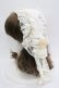 画像1: LOLITAその他(お買取対象外) / フラワープリントリボンヘッドドレス  生成りｘ青 I-26-04-08-068-LO-AC-SA-ZI (1)