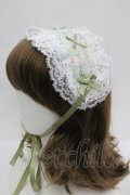 LOLITAその他(お買取対象外) / フラワーレースヘッドドレス  グリーン I-26-04-08-070-LO-AC-SA-ZI