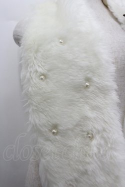 画像4: Juliette et Justine / ファーマフラー  ホワイト I-26-04-08-010-CL-ZA-SA-ZI