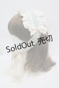 LOLITAその他(お買取対象外) / レースリボンローズヘッドドレス  サックスＸ生成り I-26-04-08-072-LO-AC-SA-ZI