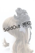 LOLITAその他(お買取対象外) / ローズリボンキャノティエクリップ  黒 I-26-04-08-074-LO-AC-SA-ZI