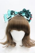 LOLITAその他(お買取対象外) / プリントリボンカチューシャ  グリーン I-26-04-08-077-LO-AC-SA-ZI